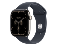 Apple Watch 12 46/Naturalny tytan/Granatowy Pasek S/M 5G - 1594082 - zdjęcie 1
